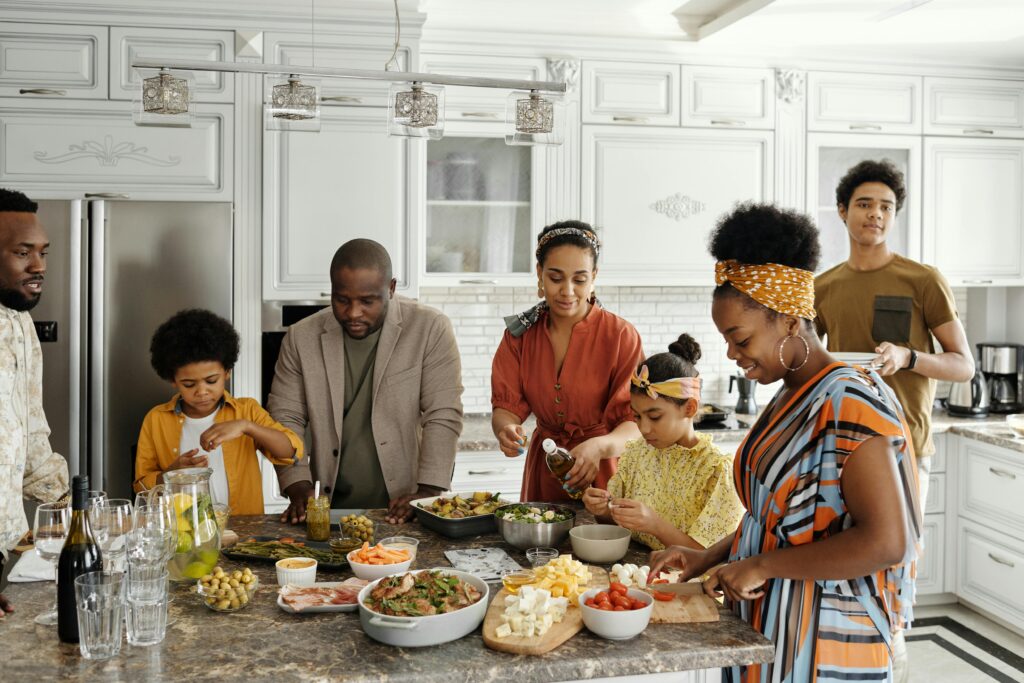 Family routine. image source: pexels