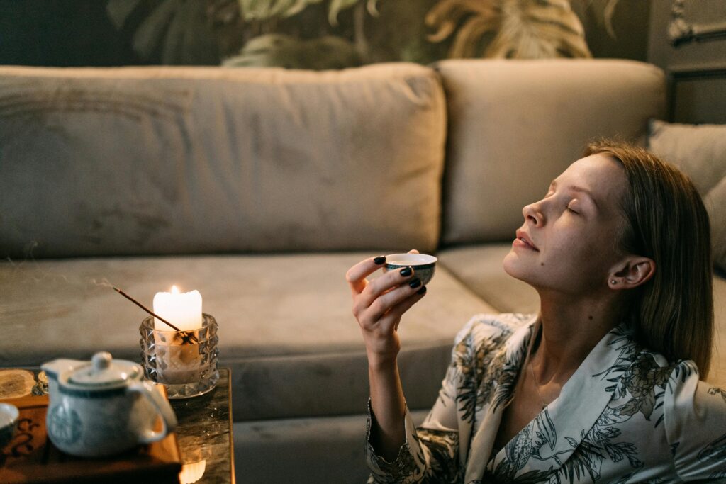 girl doing self-care. image source: pexels