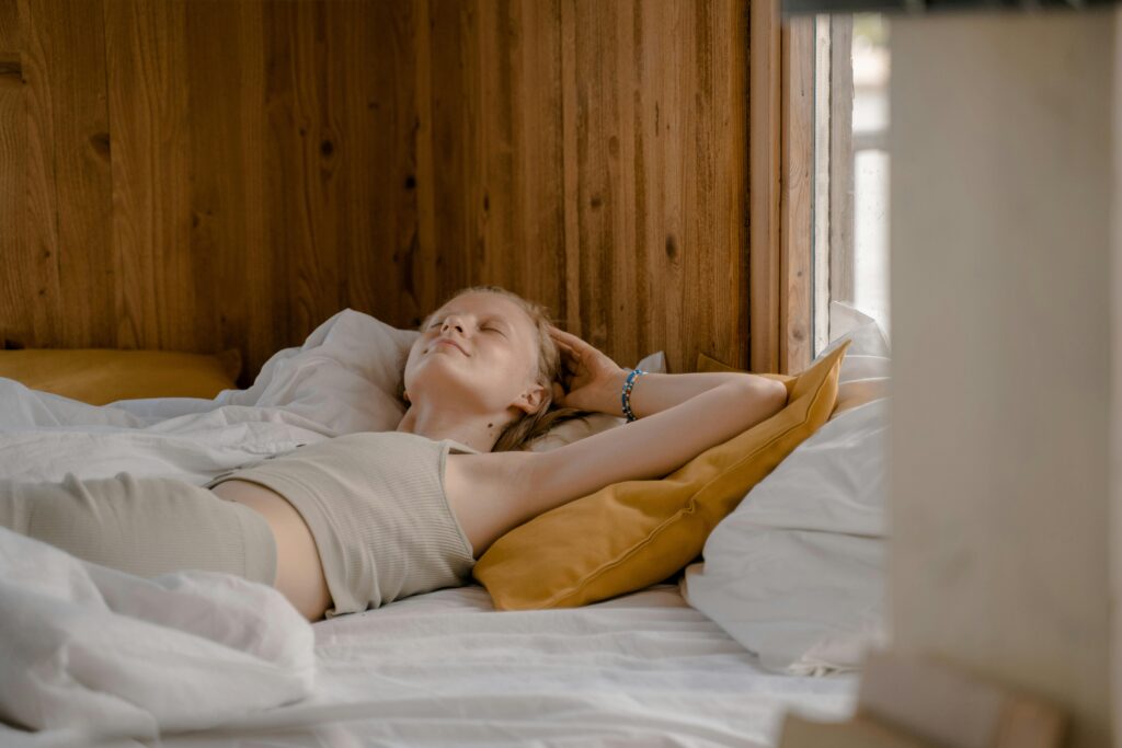 girl sleeping image. image source: pexels.